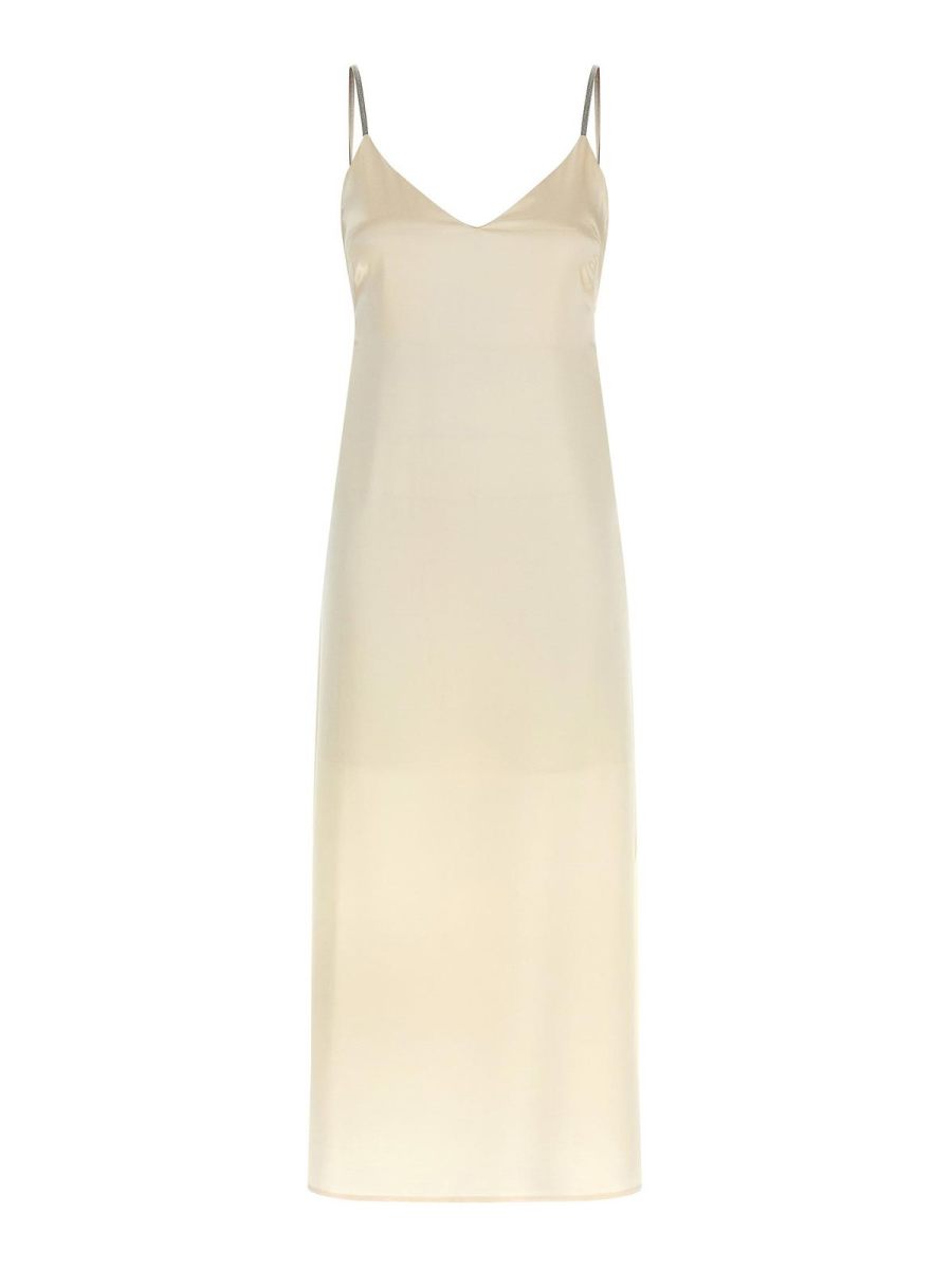 Peserico Robe Au Genou - Blanc