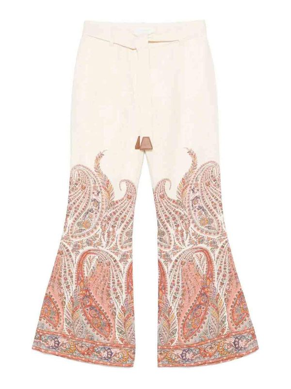 Zimmermann Pantalons Décontractés - Crème