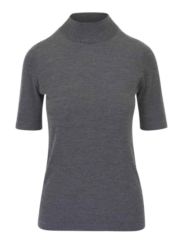 Brunello Cucinelli Pull Col Roulé - Noir