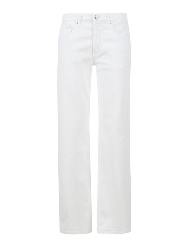 Dondup Jean Droit - Blanc