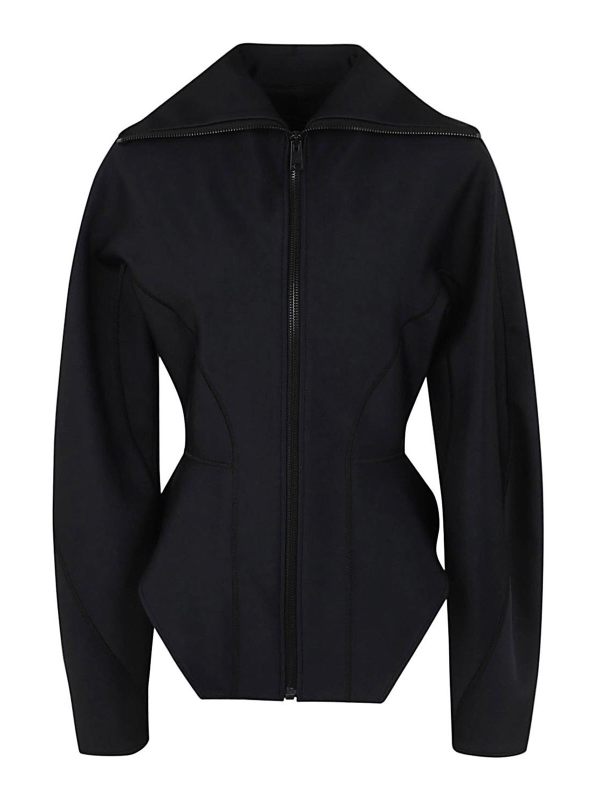 Mugler Veste Casual - Noir