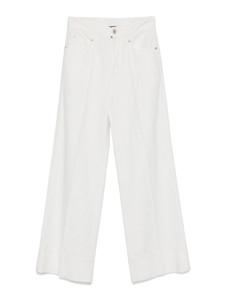 Brunello Cucinelli Jean Bootcut - Blanc