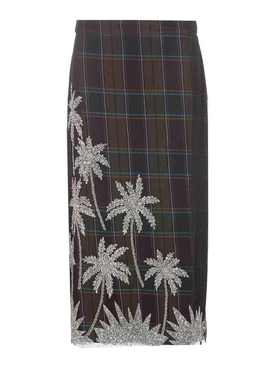 Essentiel Antwerp Jupe Midi - Marron