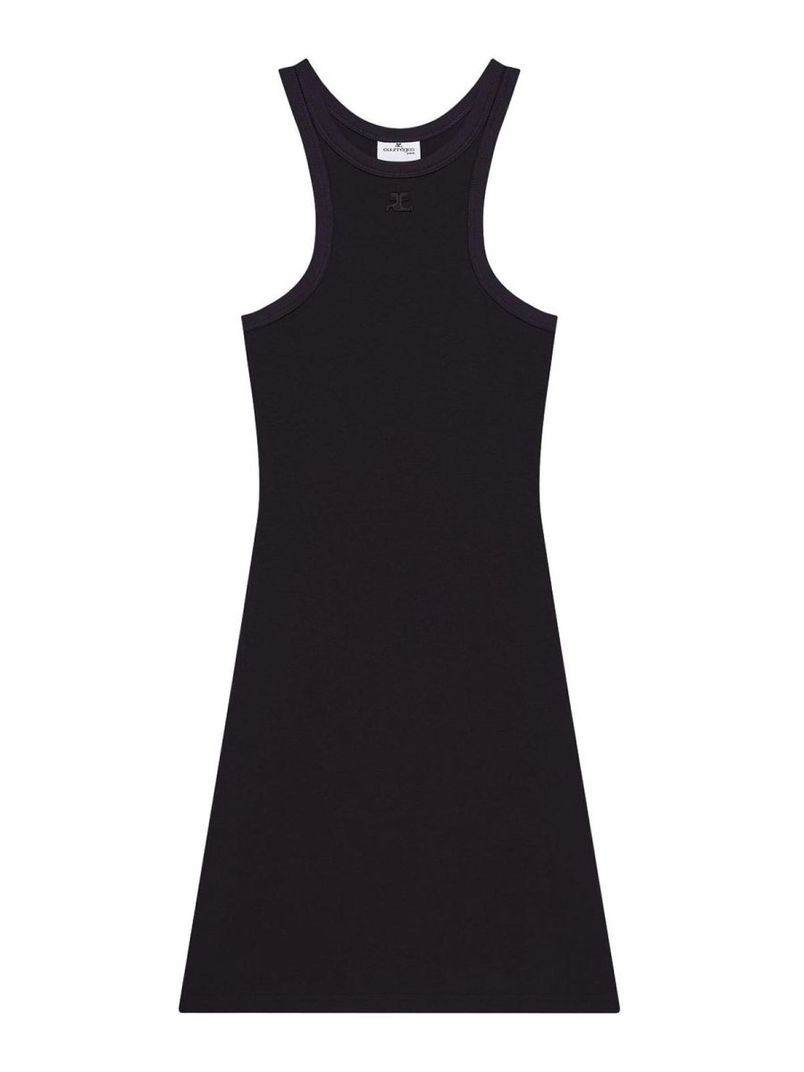 Courreges Robe Courte - Noir