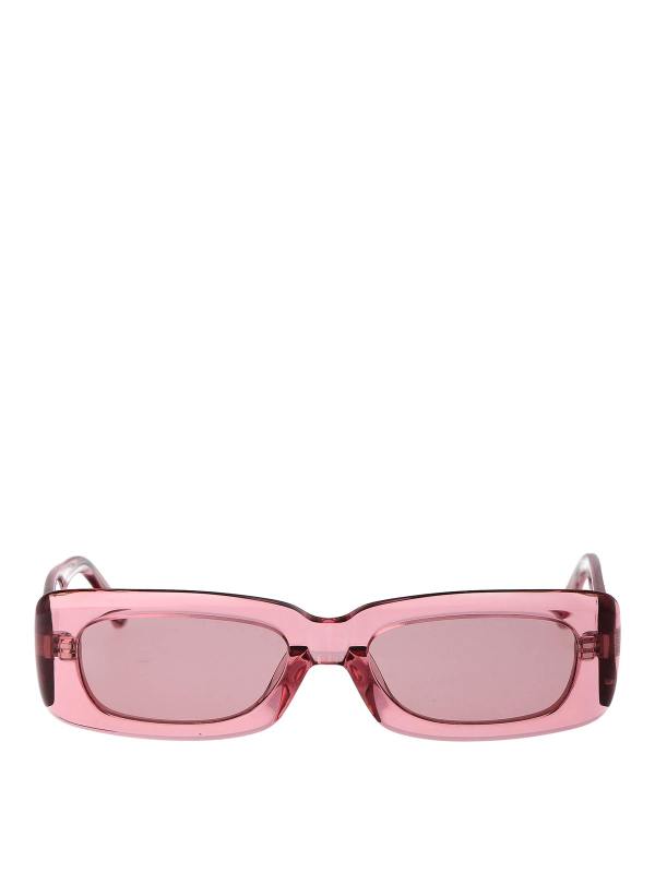 The Attico Lunettes De Soleil - Couleur Chair