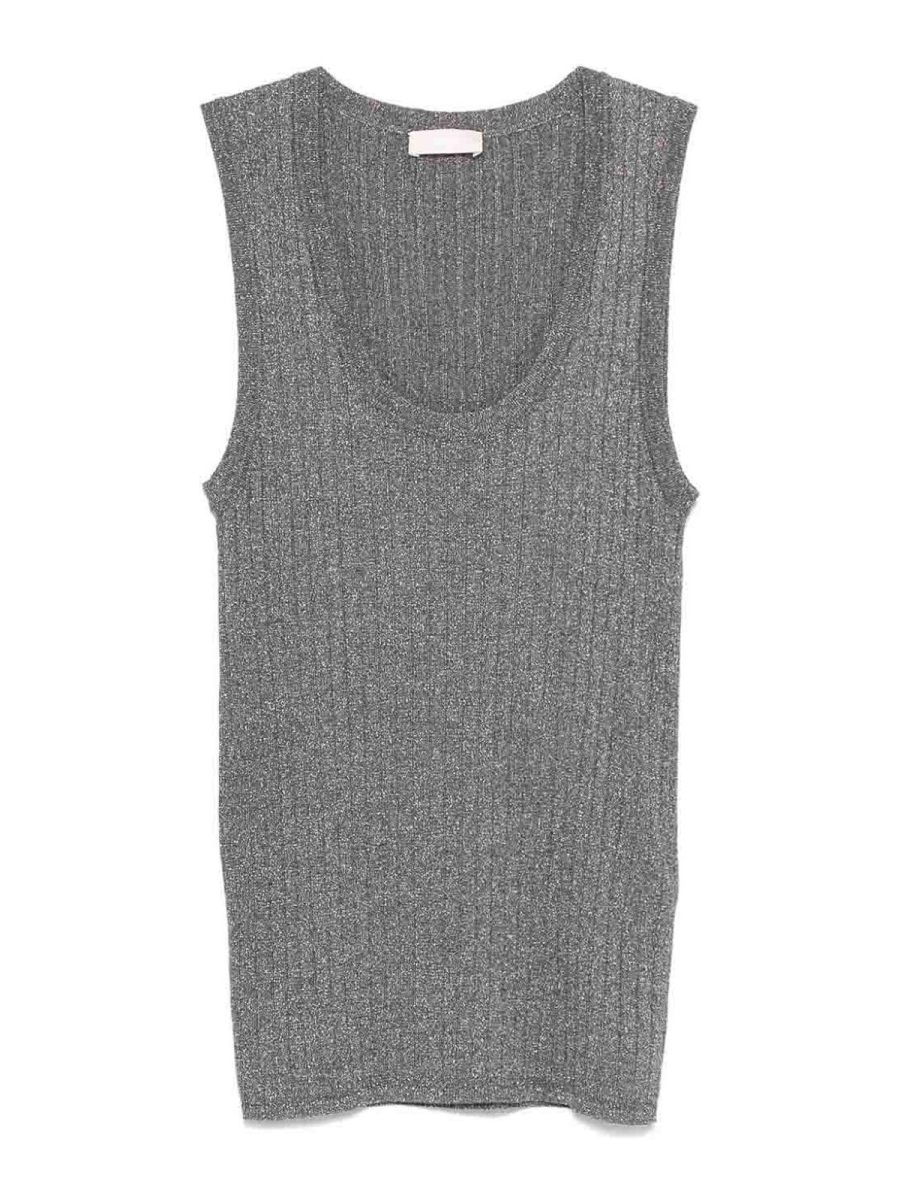 Liu Jo Pull Col Rond - Gris