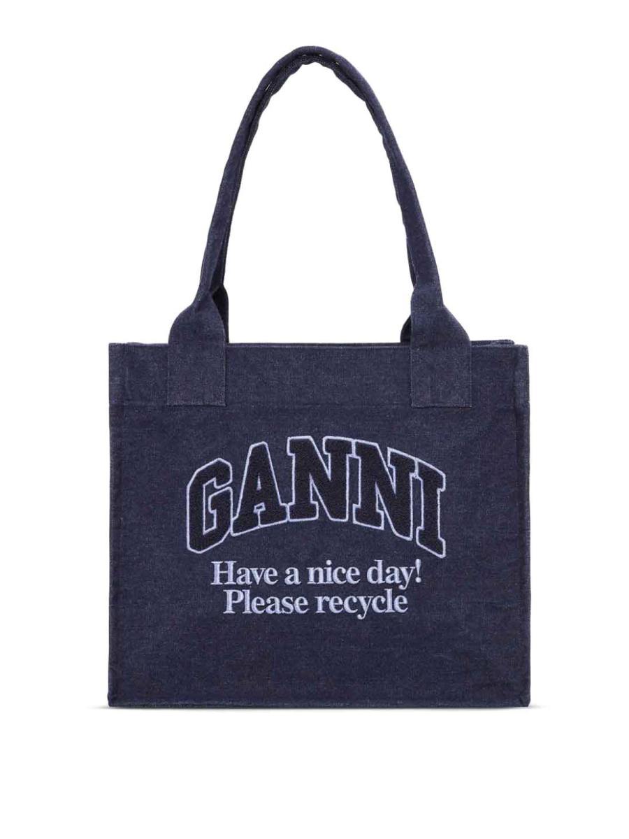 Ganni Sac Cabas - Bleu