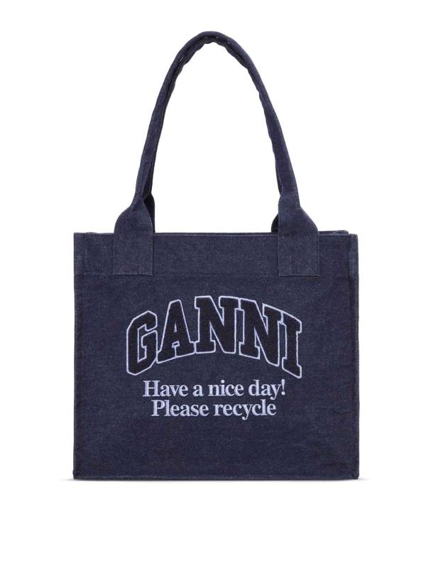 Ganni Sac Cabas - Bleu