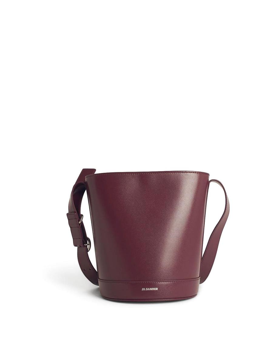 Jil Sander Sac Bandoulière - Rouge Bru