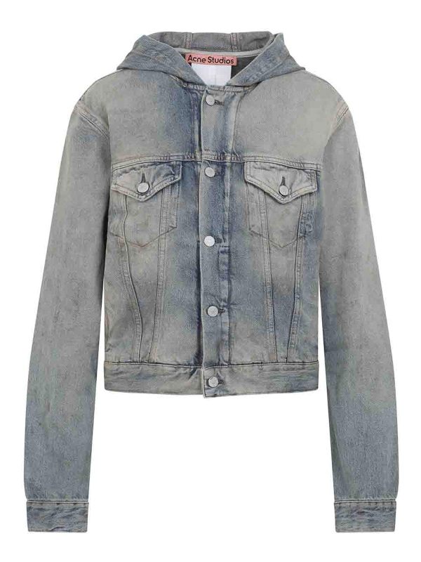 Acne Studios Veste Casual - Foncé Délavé