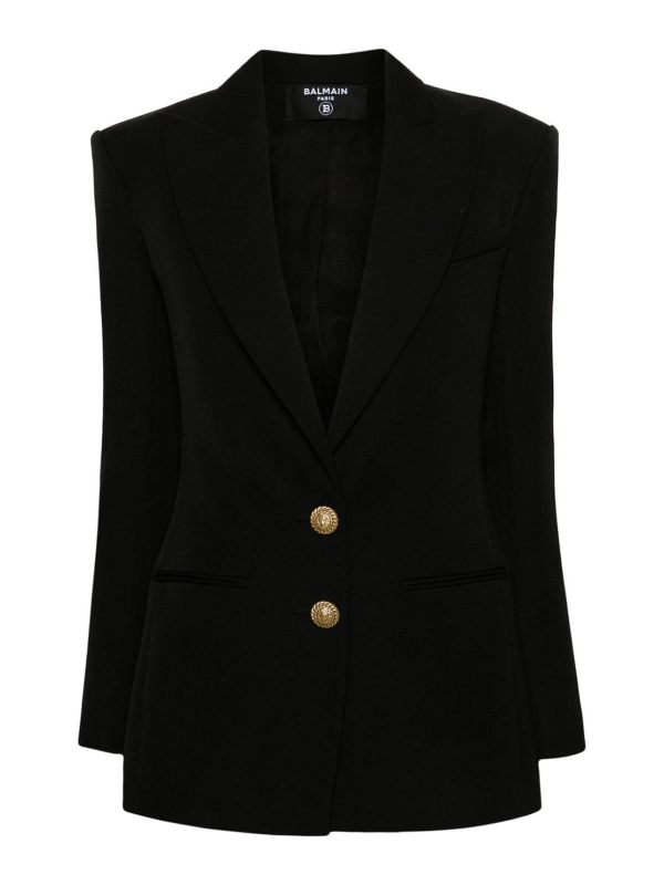 Balmain Veste Casual - Noir