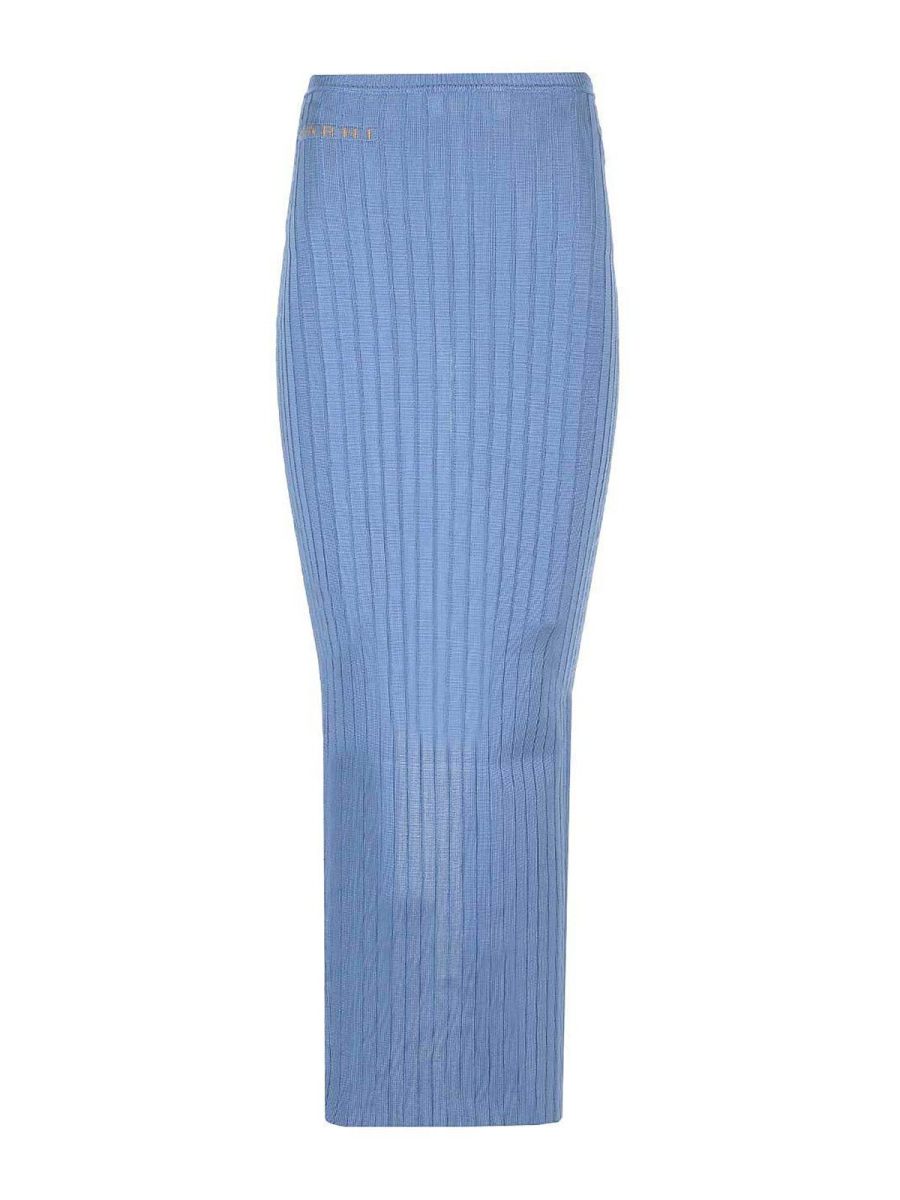 Marni Jupe Midi - Bleu