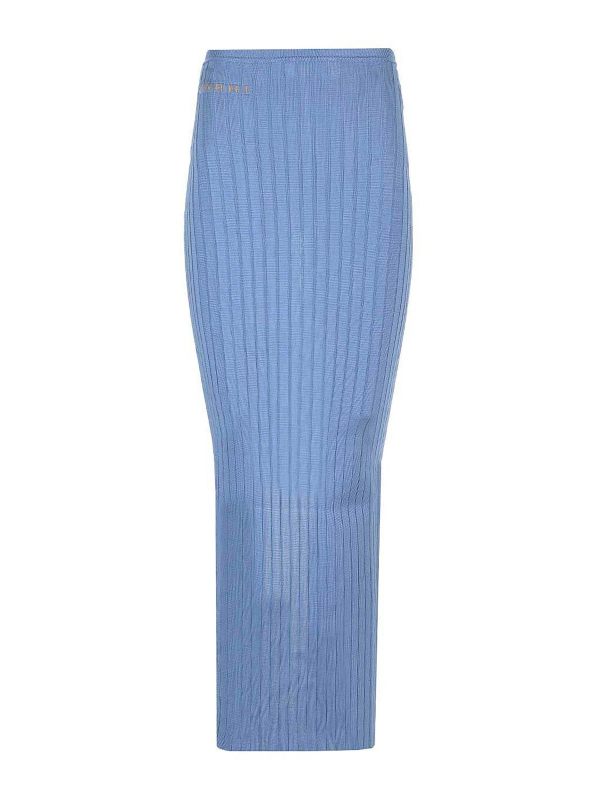 Marni Jupe Midi - Bleu
