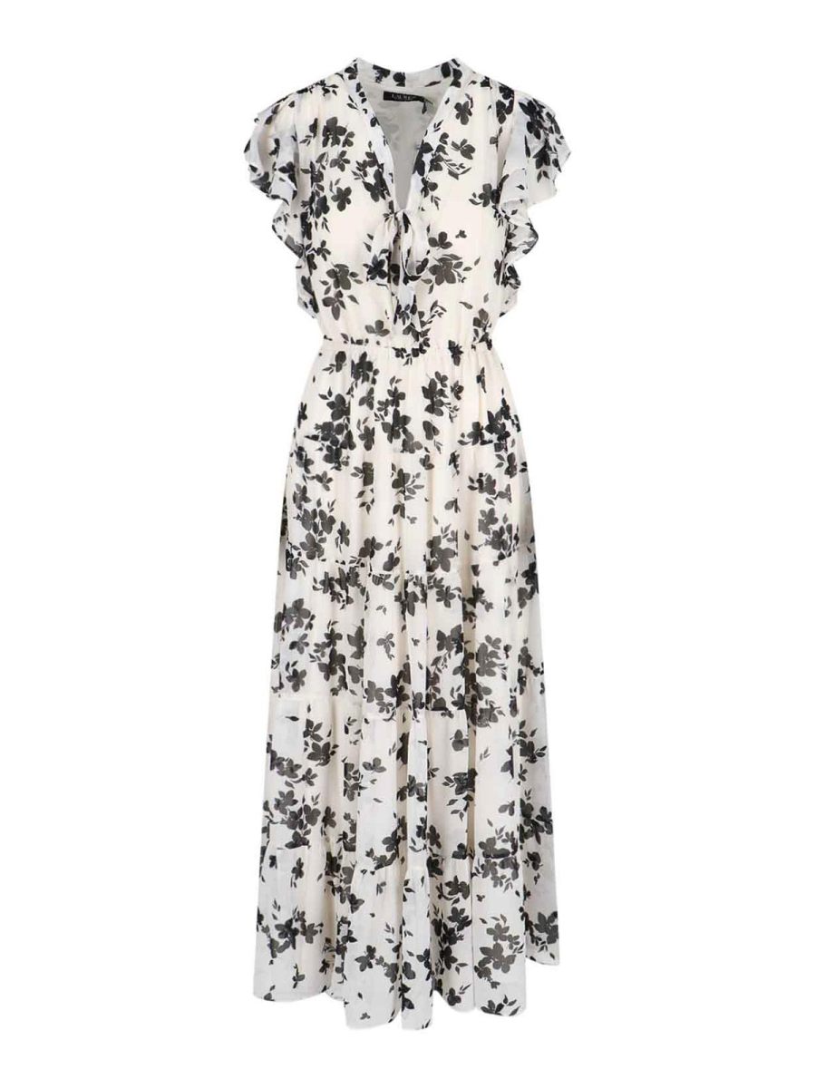 Lauren Ralph Lauren Maxi Robe - Blanc