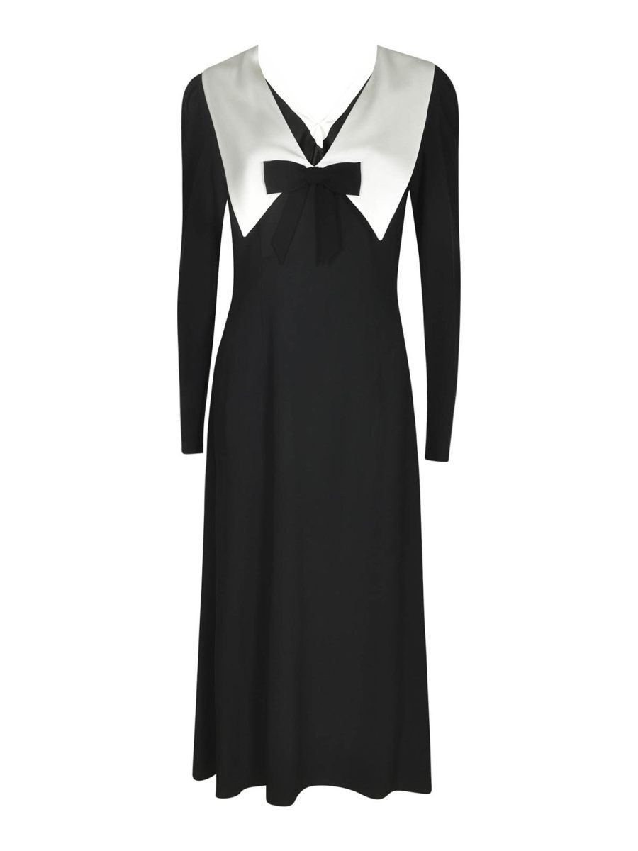 Alessandra Rich Maxi Robe - Noir