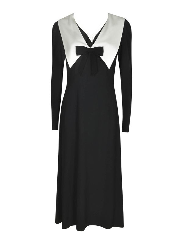 Alessandra Rich Maxi Robe - Noir