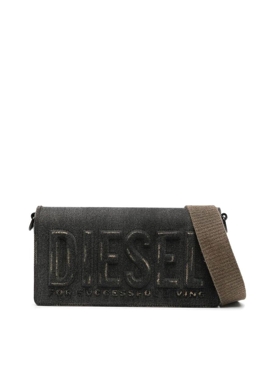 Diesel Sac Porté Épaule - Noir