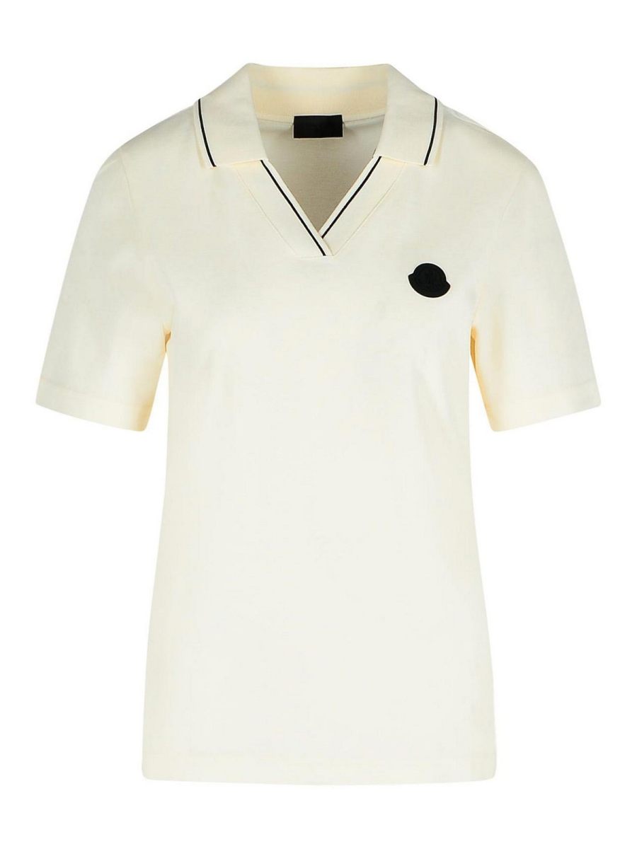 Moncler Polo - Blanc