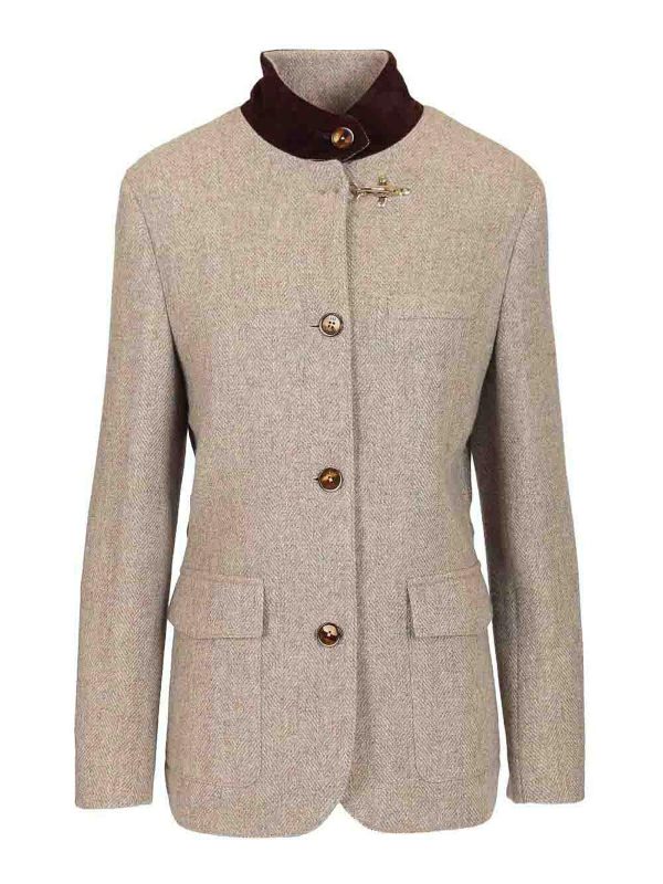 Fay Veste Casual - Gris