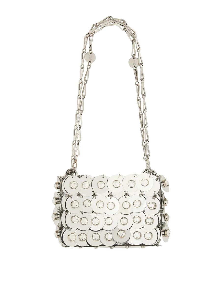 Rabanne Sac Porté Épaule - Argent