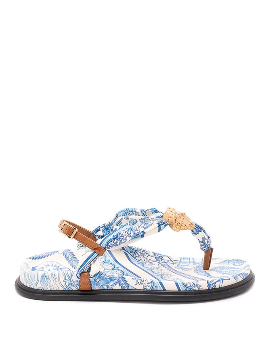 Versace Sandales - Bleu