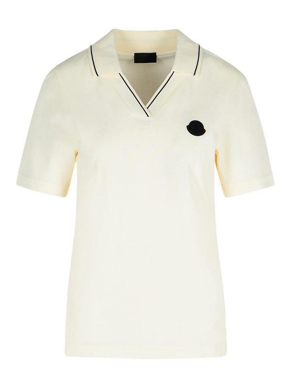 Moncler Polo - Blanc