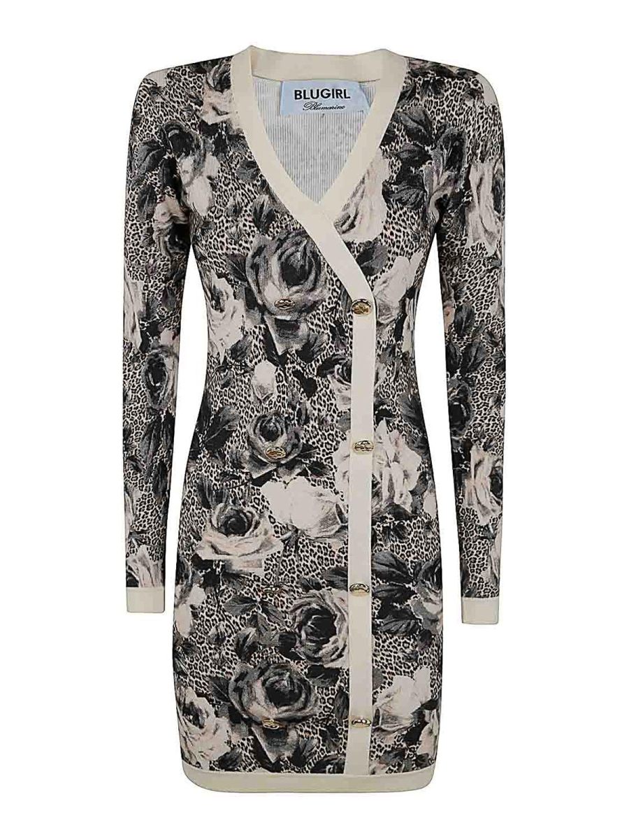 Blugirl Robe Au Genou - Vert