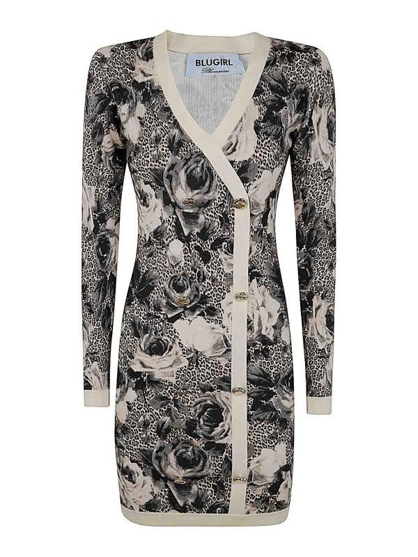 Blugirl Robe Au Genou - Vert