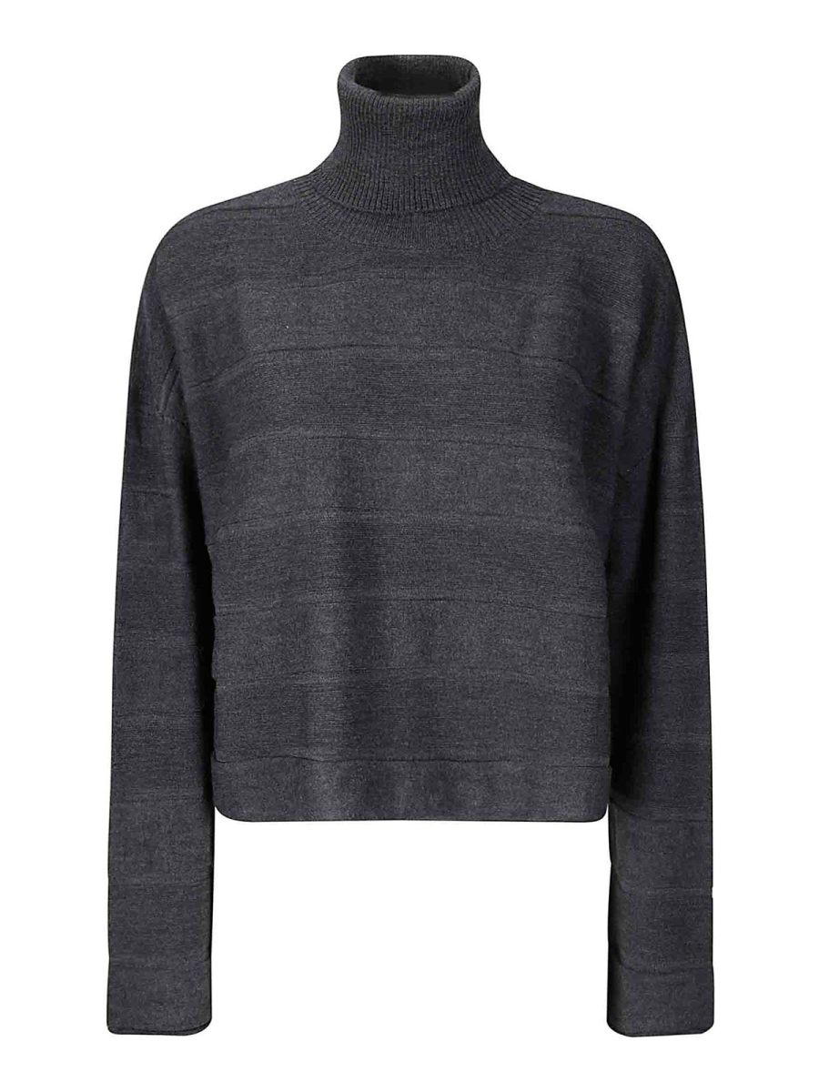 Archiviob Pull Col Roulé - Gris