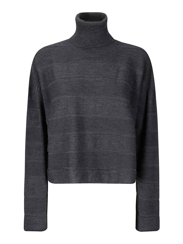 Archiviob Pull Col Roulé - Gris