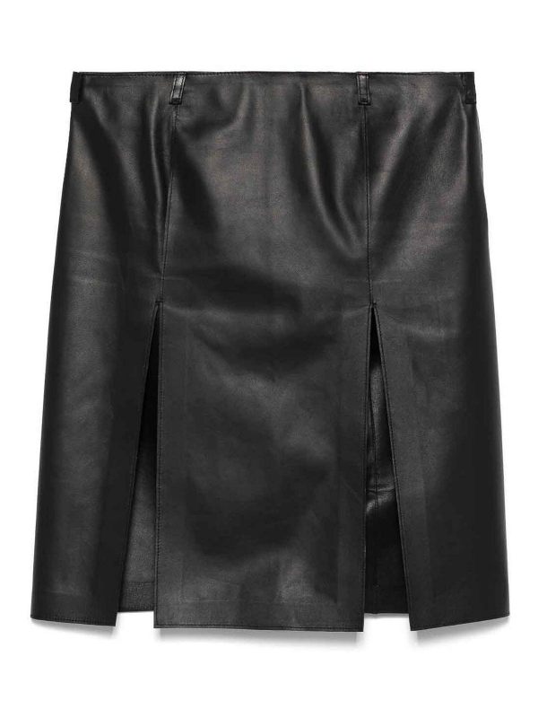 The Attico Jupe Midi - Noir