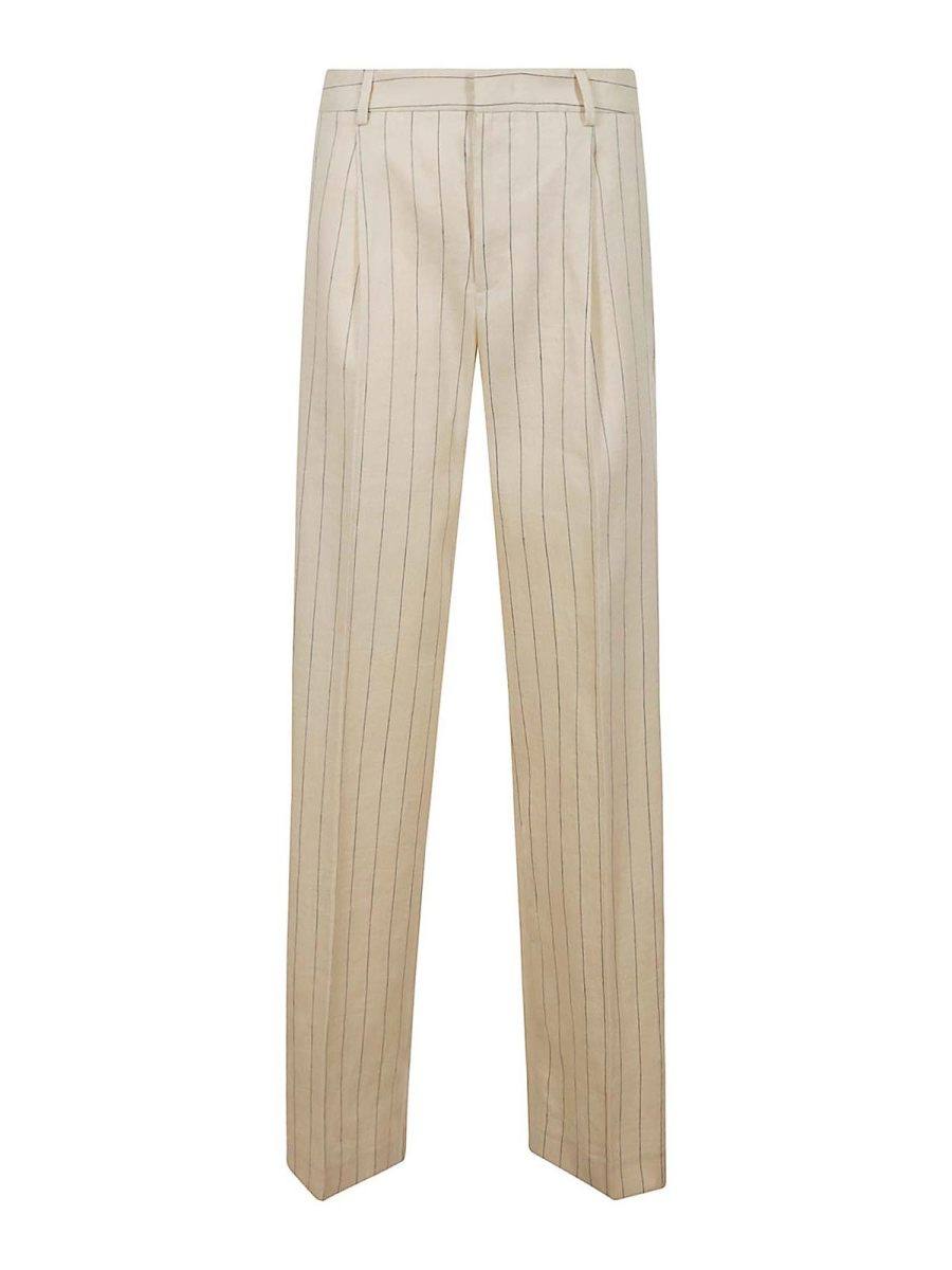 Pt Torino Pantalons Décontractés - Crème