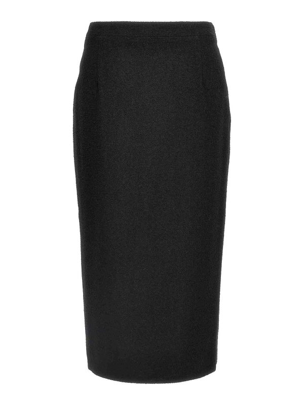 Alessandra Rich Jupe Midi - Noir