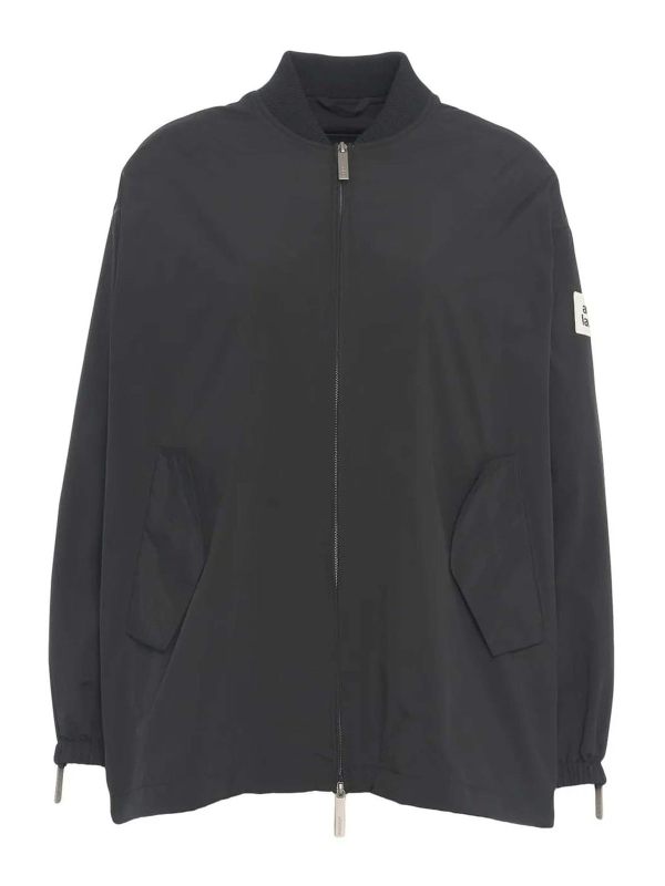 After Label Manteau Court - Noir