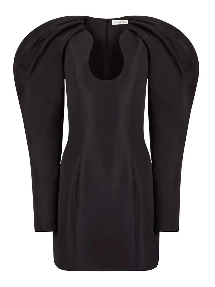 Nina Ricci Robe Courte - Noir