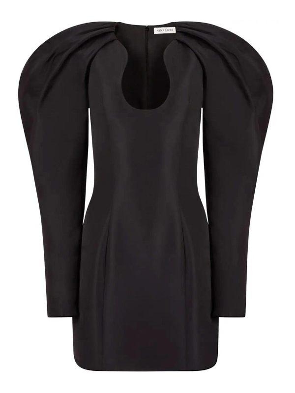 Nina Ricci Robe Courte - Noir