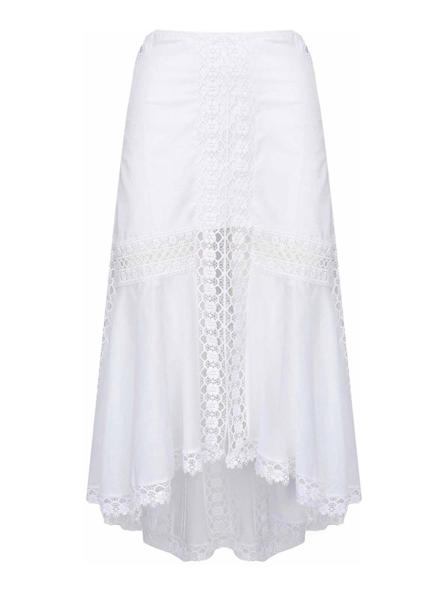 Charo Ruiz Jupe Longue - Blanc