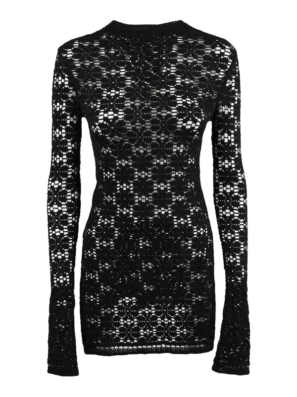 Jil Sander Robe Au Genou - Noir