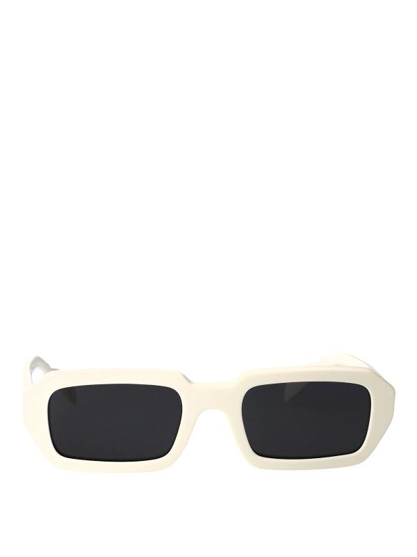 Prada Lunettes De Soleil - Blanc