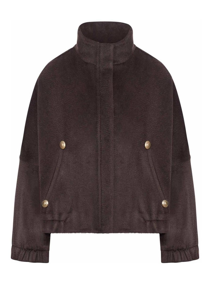 Giorgio Armani Manteau Court - Marron