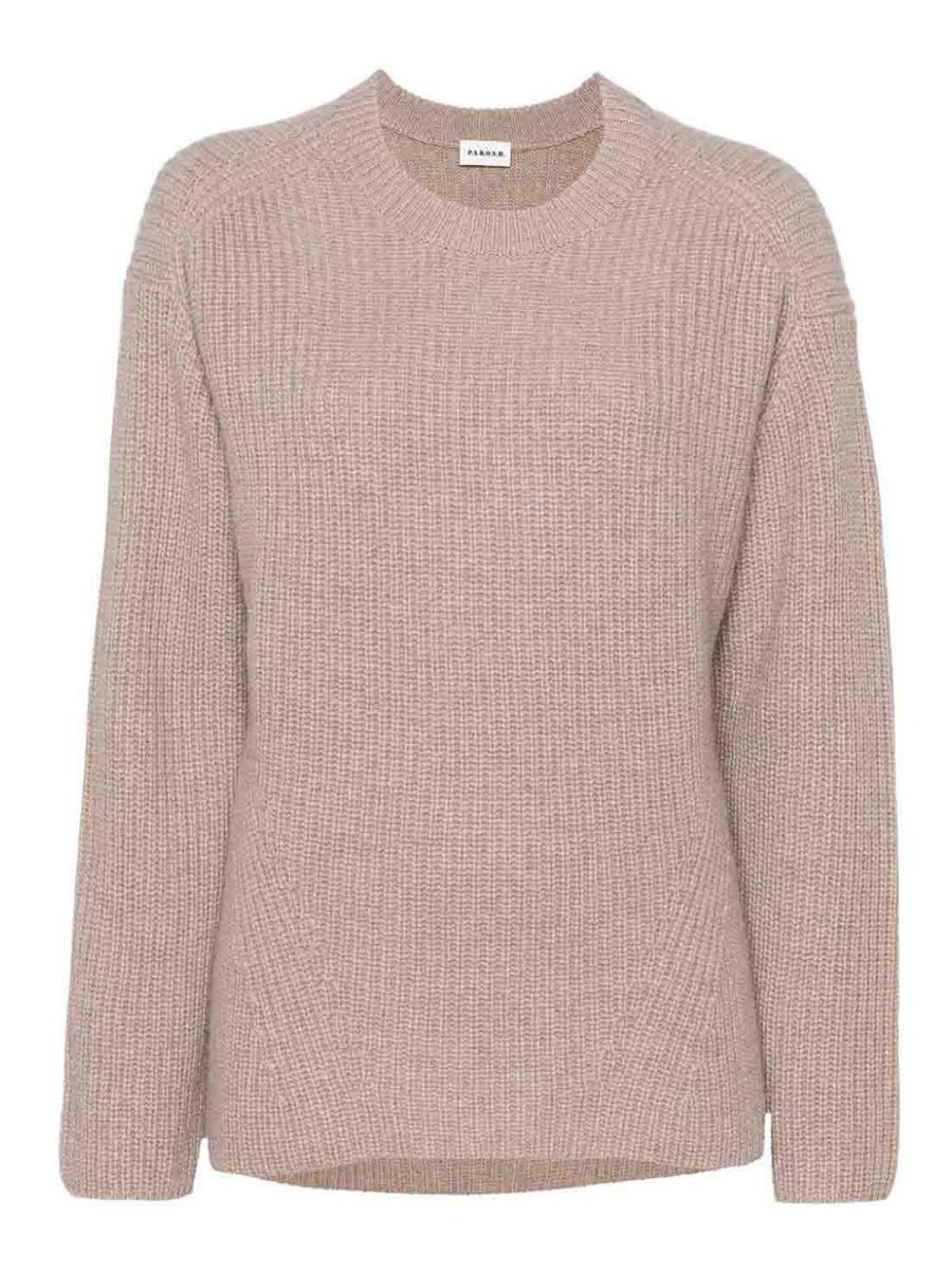 P. A.R. O.S. H. Pull Col Bateau - Beige