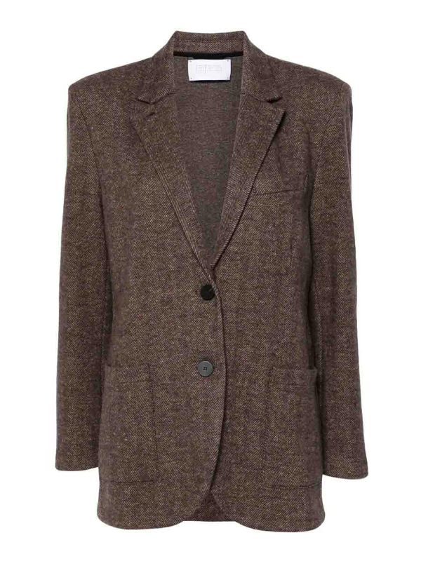 Harris Wharf London Veste Casual - Marron