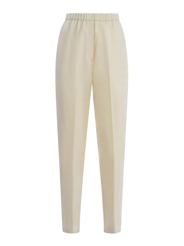 Forte Forte Pantalons Décontractés - Blanc