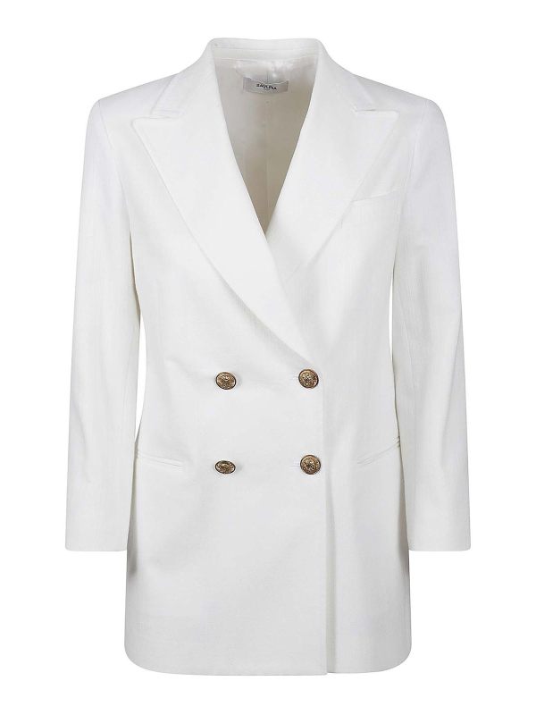 Saulina Veste Casual - Blanc
