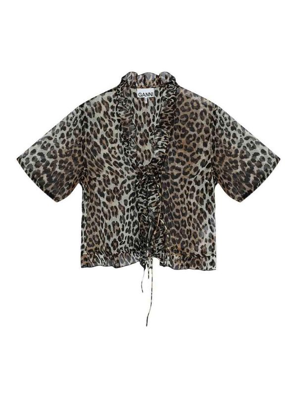 Ganni Blouse - Marron
