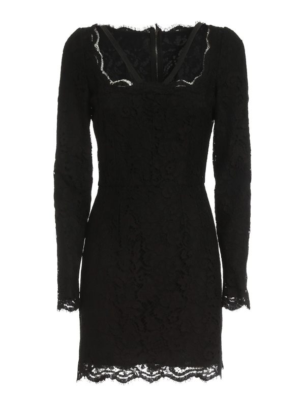 Dolce & Gabbana Robe en dentelle détaillée