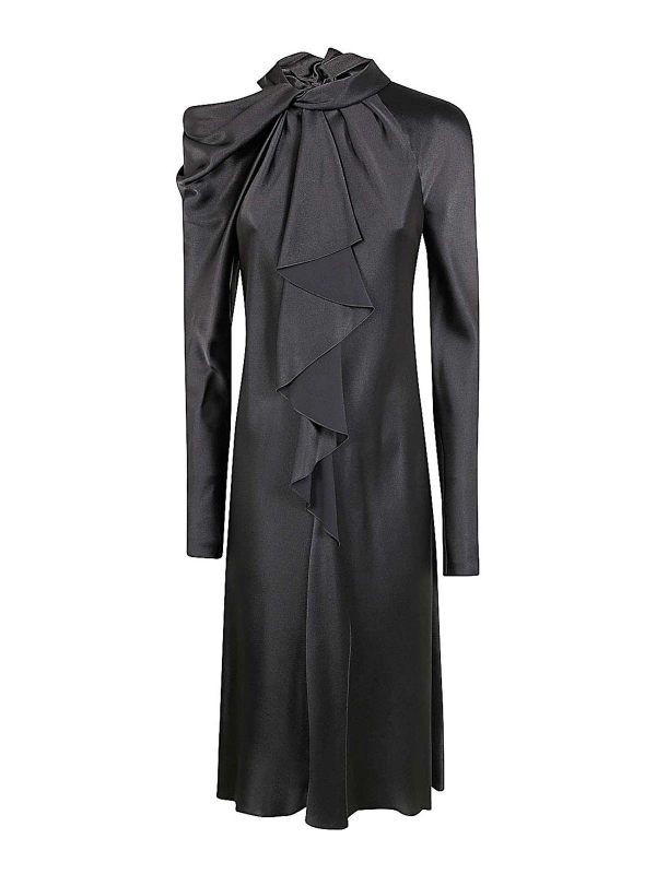 Alberta Ferretti Robe Au Genou - Gris