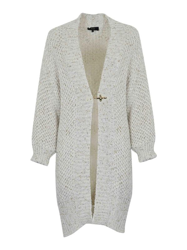 Fay Cardigan - Blanc