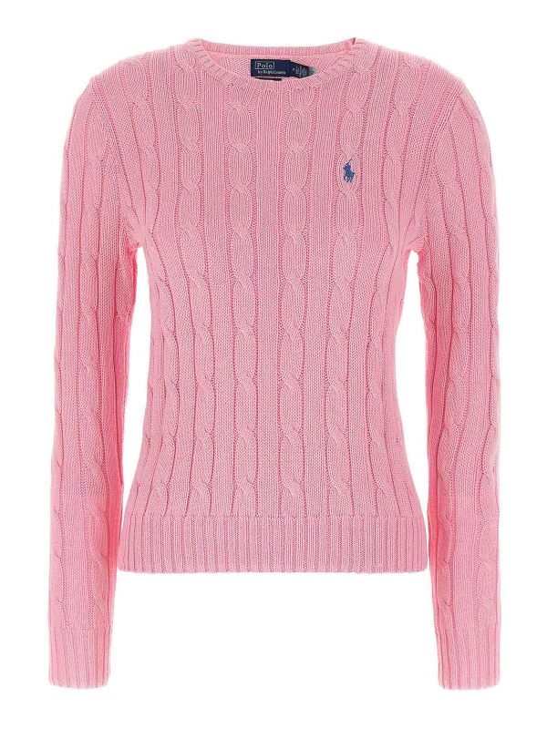 Polo Ralph Lauren Pull Col Rond - Couleur Chair