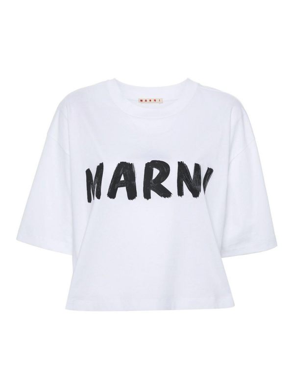 Marni Pull Col Rond - Blanc
